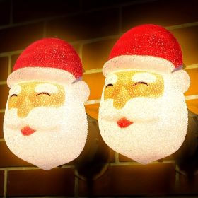 1pc, Christmas Santa Porch Light Covers For Outdoor Light Cover, Christmas Decorations,Christmas Parties,Garage Lights, Large Light Fixtures