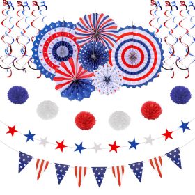 Patriotic Decorations Set, 4th Of July Party Decorations, Independence Day Party Supplies (Color: GROUP 1)