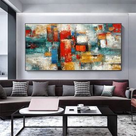 Hand Oil Paintings Wall Art On Canvas Wall Art Decoration Modern Abstract Picture For Home Living Room hallway bedroom luxurious decorative painting (size: 70x140cm)