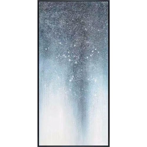 Large Original Hand Painted Abstract Textured Modern Blue Oil Painting On Canvas Wall Art For Living Room Home Decor No Frame Large Original Hand Painted Abstract Textured Modern Blue Oil Painting On Canvas Wall Art For Living Room Home Decor No Frame