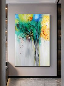 Modern Park Landscape Oil Painting Leonid Afremov Abstract Canvas Painting Wall Art Poster Prints Living Room Home Decor (size: 60x90cm)